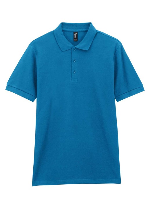 Gildan GI85800 férfi galléros póló, Sötétkék, 3XL