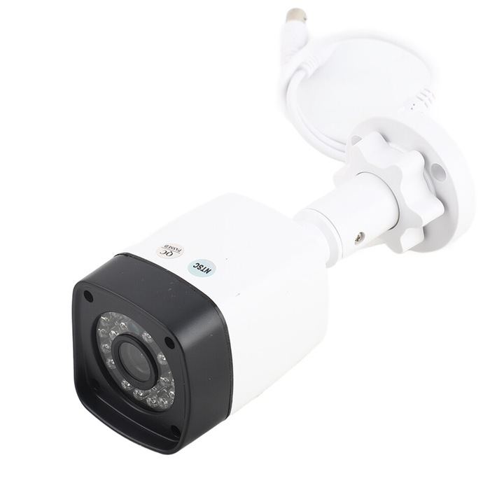Kültéri megfigyelő kamera 5MP vízálló fekete-fehér 3.6mm 12V IP66