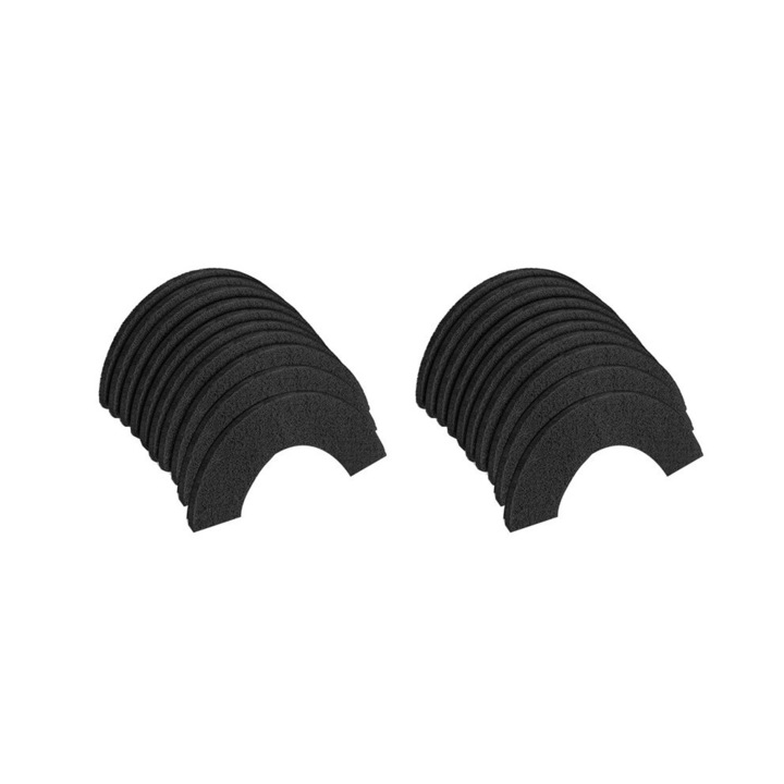 Filtre carbon pentru litiera robot 4, set 20 bucati, negru, burete