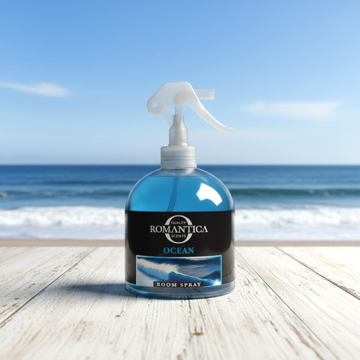 Parfüm, Erős Szobai Spray, Enyhe Dohányellenes, 500ml Esencia Quality Romantica Scents Ocean