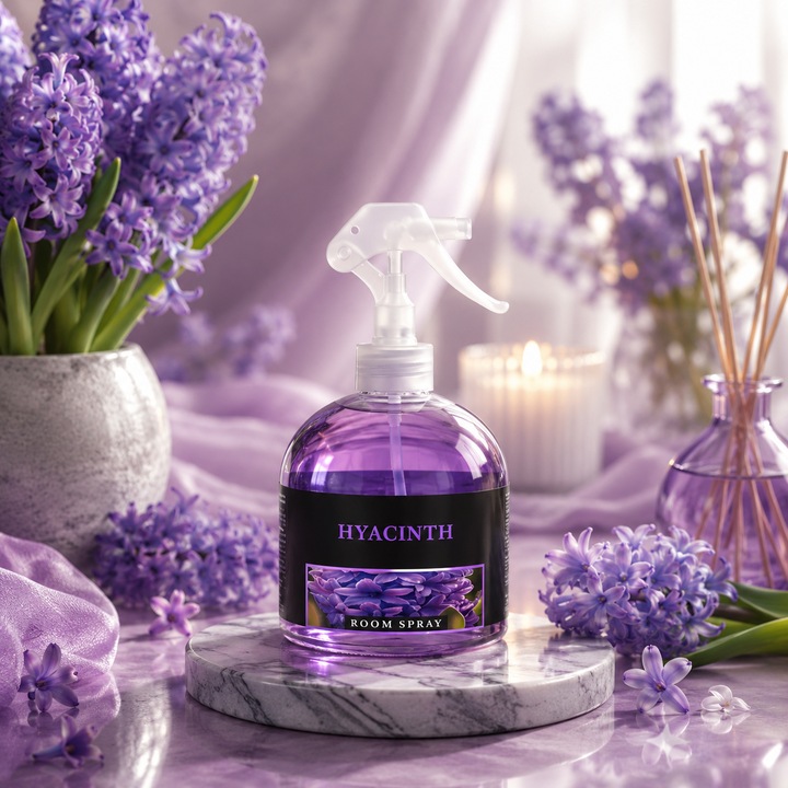 Parfüm, Erős Szobai Spray, Enyhe Dohányellenes, 500ml Esencia Quality Romantica Scents Jácint
