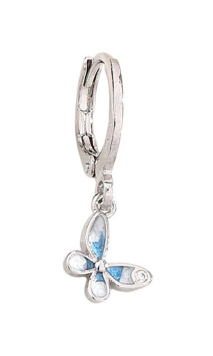 Cercei fluture albastri Cercei fluture cu diamante sclipitoare Cercei retro insecte
