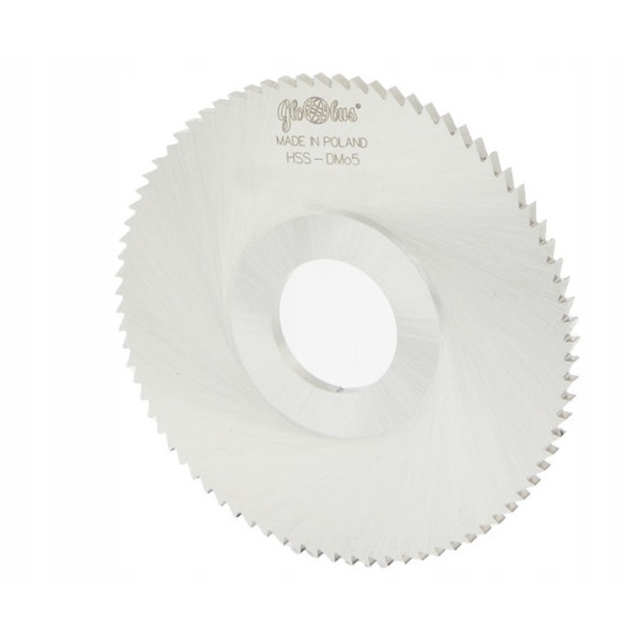 Freza cu disc HSS 100x22x1mm, 128 dinti, GLOBUS