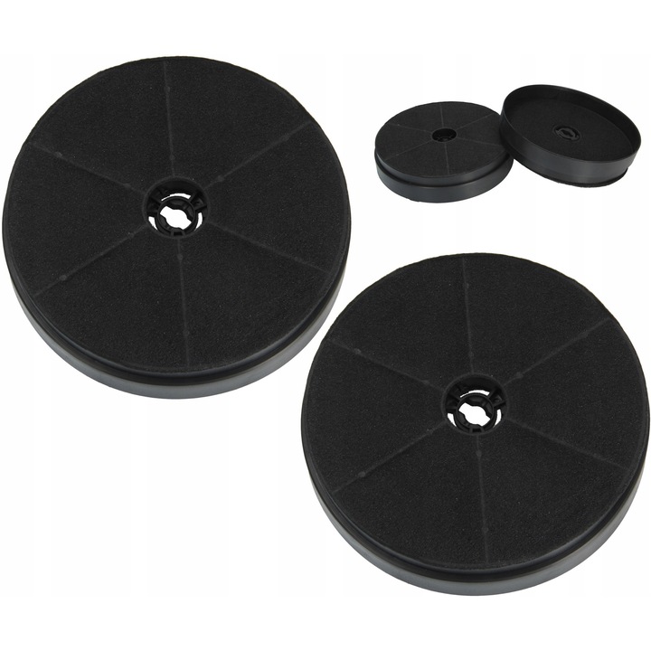 Filtru carbune activ Neoprofi LongLife ACF009 negru 17.3x3.7cm set 2 buc
