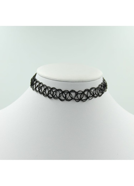 2 darab choker nyaklánc szett - univerzális méret Fekete univerzális méret