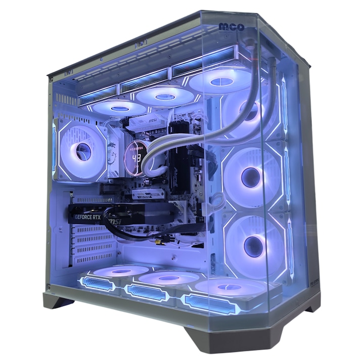 MCO Gaming Asztali PC Rendszer, AMD Ryzen 5 9600X akár 5.4GHz, 32GB DDR5, 1TB SSD M.2, GeForce® RTX 5060 8GB GDDR7, Windows 11 PRO