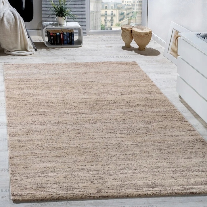 Модерен килим Paco Home ECE 900 кремав меланж 60x100см