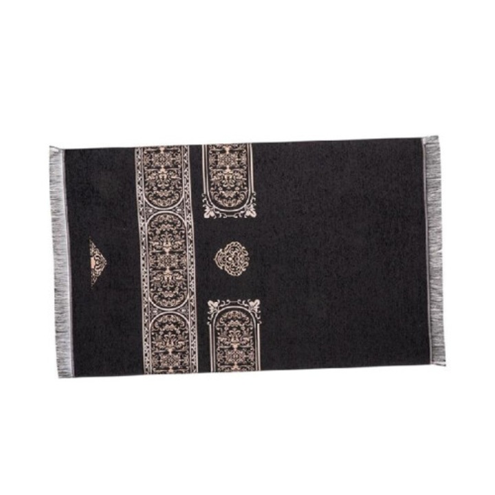 Covor de rugaciune moale cu ciucuri, multicolor, 60x90cm