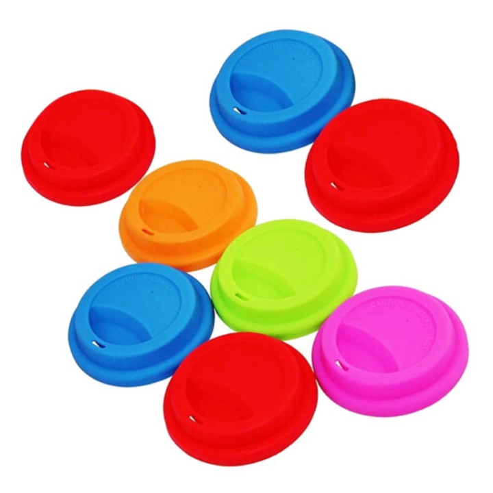 Capace silicon pentru cani set 8 buc multicolor