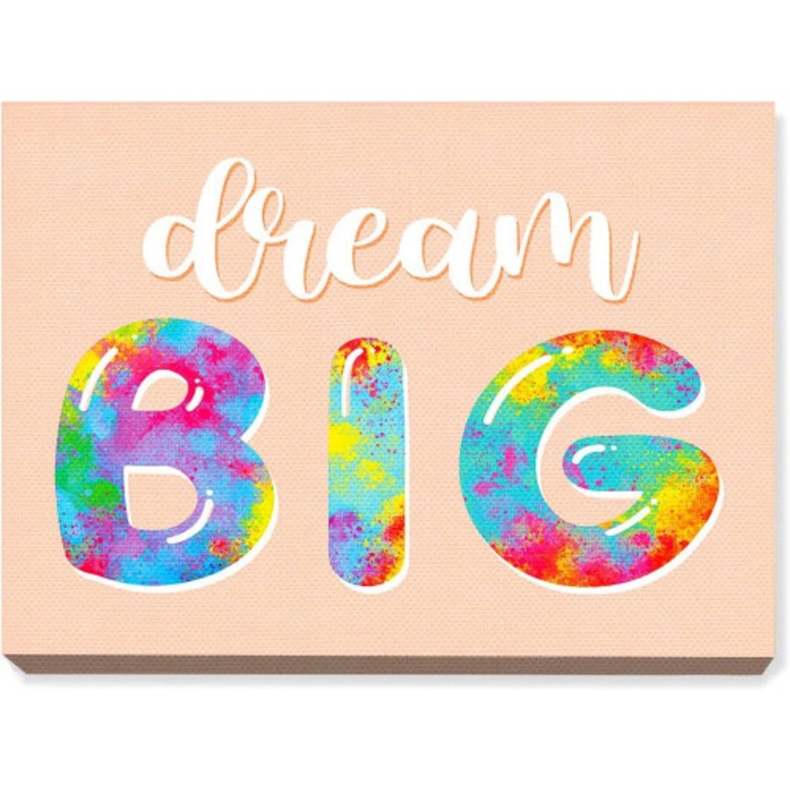 Tablou canvas, 12x15 inch, arta inspirationala, cadru lemn, multicolor