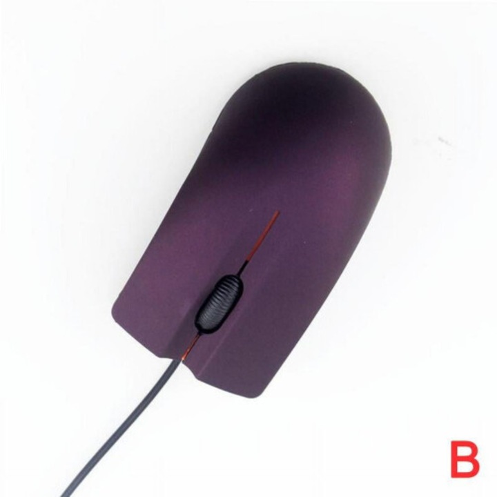 Egér optikai vezetékes USB mini fekete ergonomikus multifunkcionális