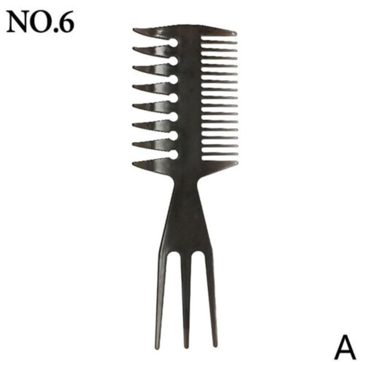 Pieptene pentru par styling anti-static, negru