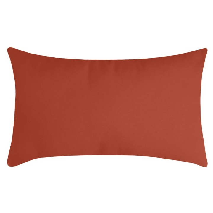 Perna Decorativa Nelson 30x50cm, MoftX, Culoare Caramiziu, 100% Poliester