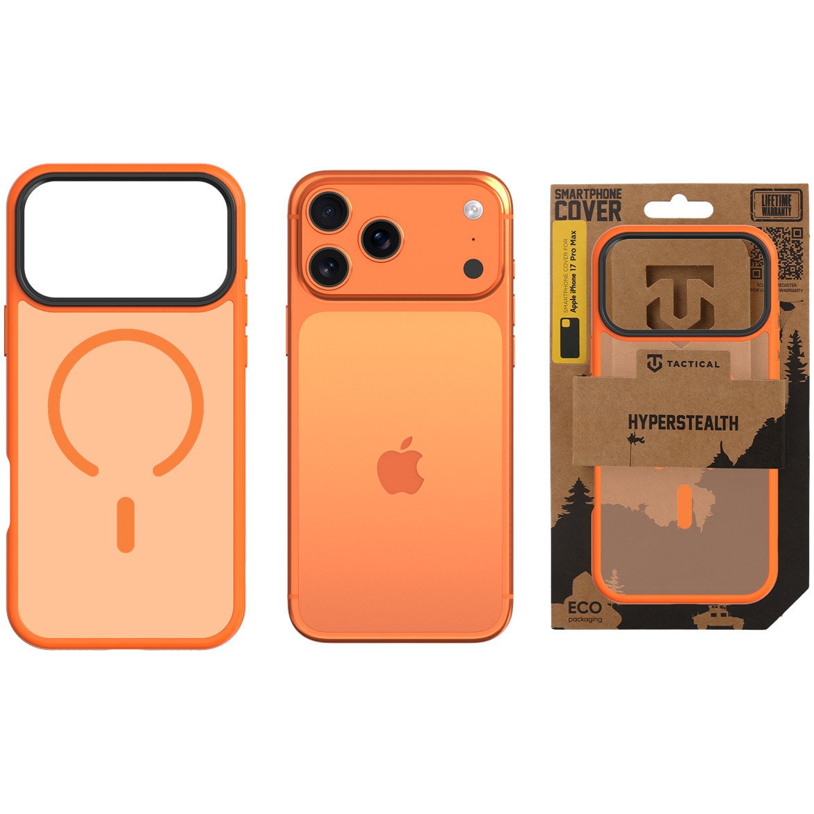 Husa de protectie Tactical MagForce Hyperstealth Kryt pro Apple iPhone 17 Pro Max Agent Orange
