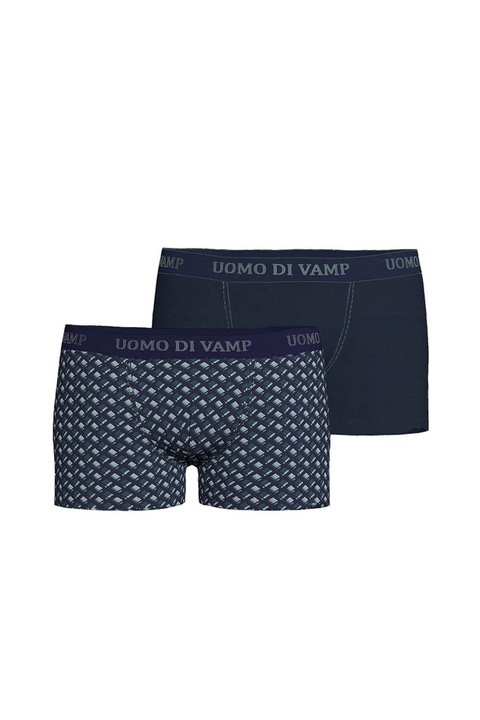 Férfi boxer szett, Vamp, 15881, M, pamut, kék