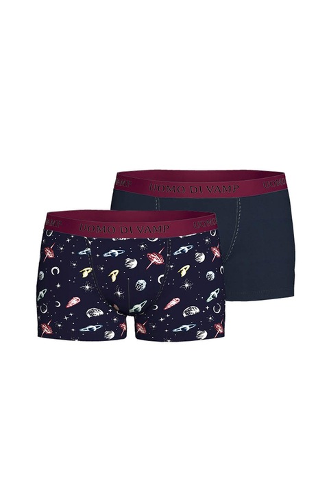 Férfi boxer szett, Vamp, 15876, M, pamut, sötétkék