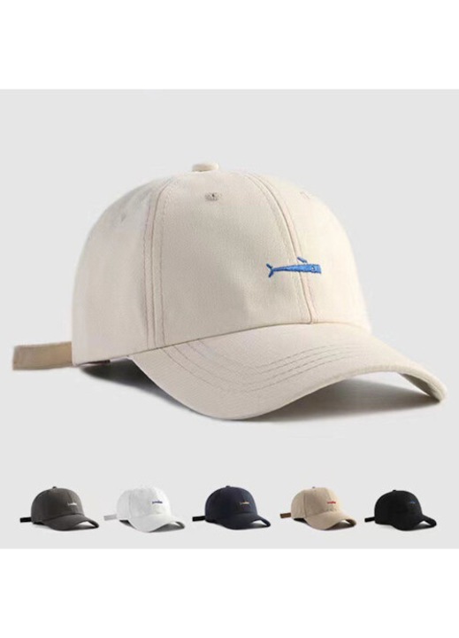 Sapca baseball broderie balena bumbac ajustabil unisex 56-60cm