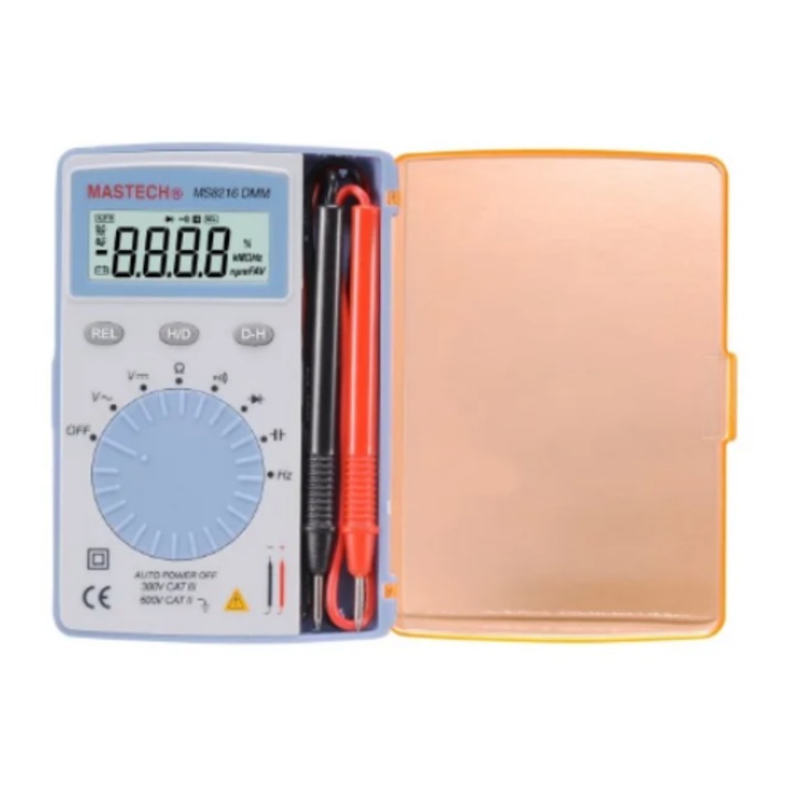 Multimetru Digital Mastech MS8216 Autorange Slim, 3999, CAT III 300V / CAT II 600V