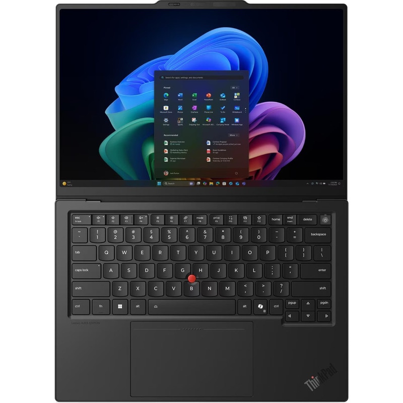 Ultrabook Lenovo ThinkPad X1 Carbon Gen 14 Aura Edition Procesor Intel® Core™ Ultra 7 355 12M Cache, up to 4.70 GHz 14" WUXGA IPS Touch, 32GB LPDDR5X, 512GB SSD, Intel® Graphics, Win 11 Pro, Negru