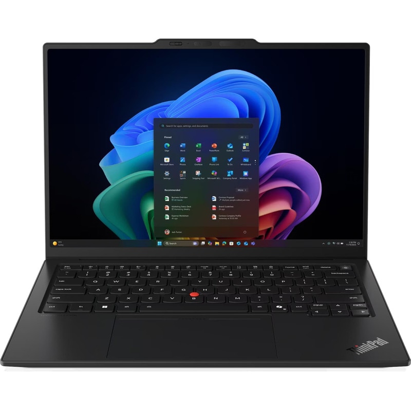 Ultrabook Lenovo ThinkPad X1 Carbon Gen 14 Aura Edition Procesor Intel® Core™ Ultra 7 355 12M Cache, up to 4.70 GHz 14" WUXGA IPS Touch, 32GB LPDDR5X, 512GB SSD, Intel® Graphics, Win 11 Pro, Negru