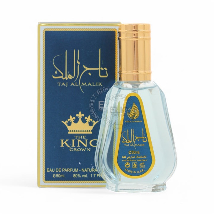 Ard al Zaafaran Taj Al Malik Eau de Parfum, Férfi, 50 ml, 2 ml-es parfüm mintával