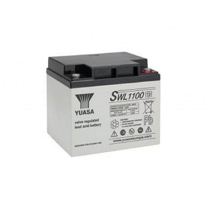 Акумулатор Yuasa SWL1100 12V 40.6Ah AGM устойчив 170x197x165mm 14.5kg