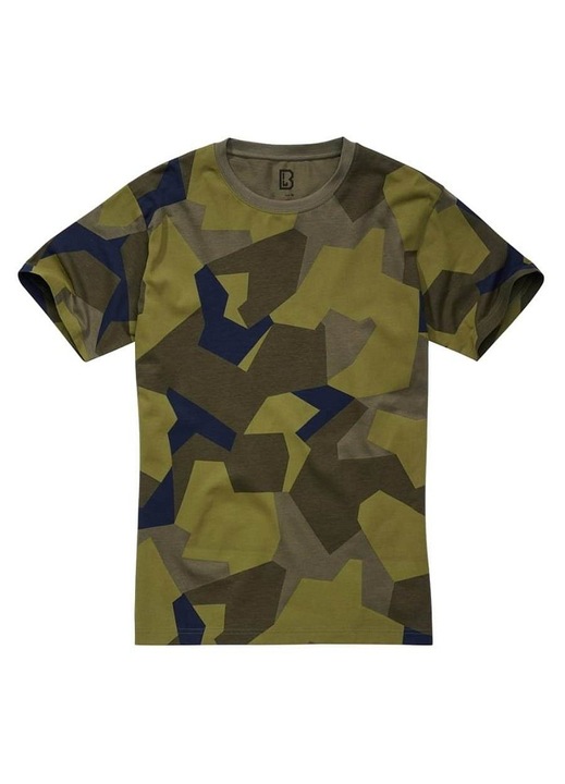 Oeko-Tex® rövid ujjú póló SVÉD CAMOUFLAGE M90, 7XL INTL