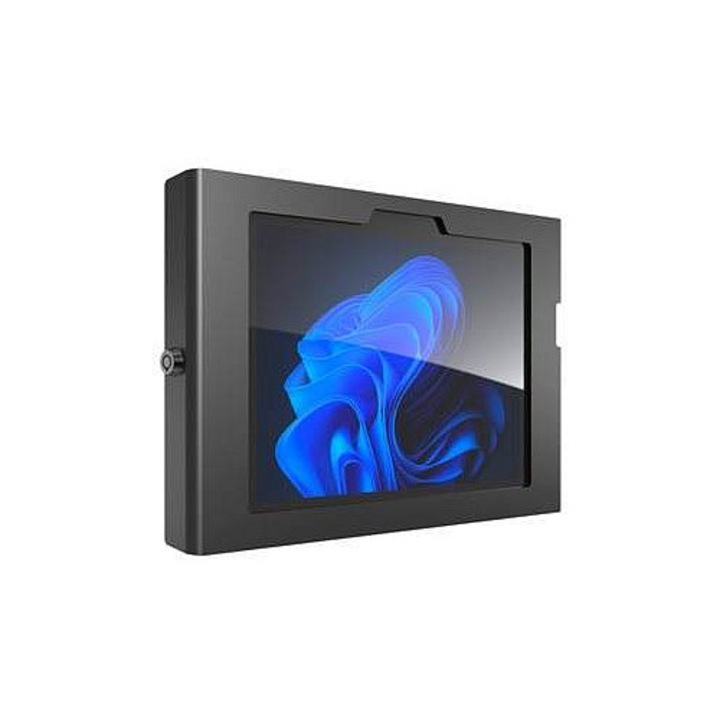 Carcasa metalica Maclocks pentru tableta Microsoft Surface Go negru securizat