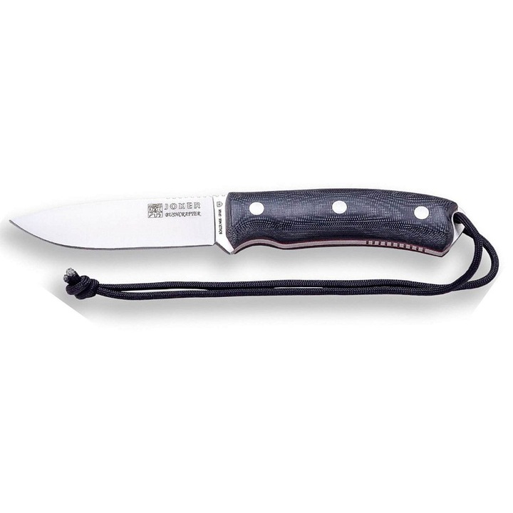 Cutit Joker Bushcrafter CM120-P, lama 10.5cm, maner Micarta, gri, 22.5cm