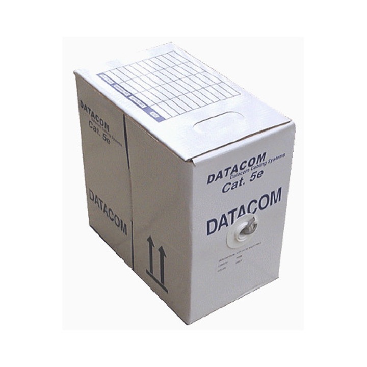 Datacom Cat5e UTP PVC hálózati kábel 305m szürke
