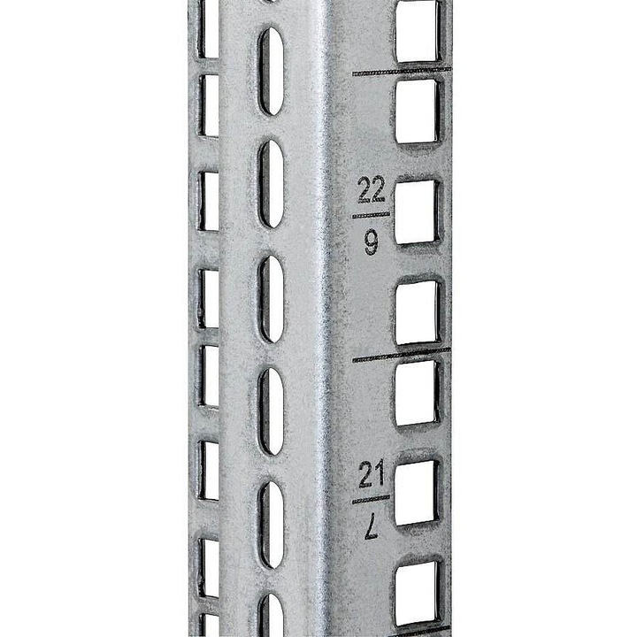 XtendLan 47U függőleges szerelősín, ezüst, 480mm