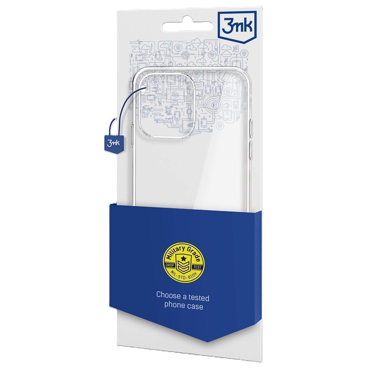 3MK Clear Case telefontok, átlátszó, vékony, 1.2mm, 3MK, 3MK, 3MK