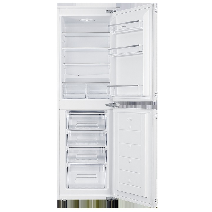 Beépíthető hűtőszekrény Concept LKV6260, inverter, 228l, inox, 1769x540x545mm