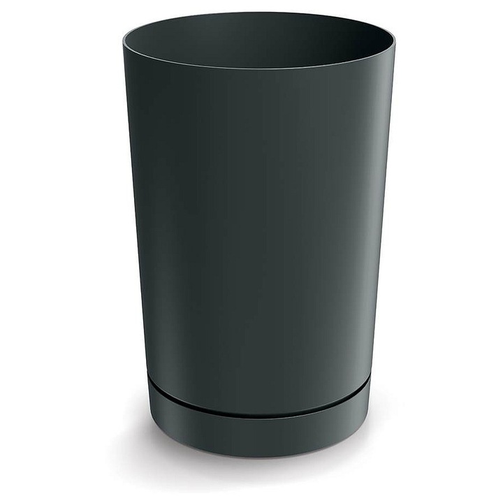Prosperplast Tubo virágtartó 30x45cm műanyag sötétszürke 24.5L 10 db-os szett