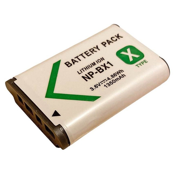 Baterie TRX 1350 mAh Li-ion alb 42x30x9mm pentru Sony DSLR si video