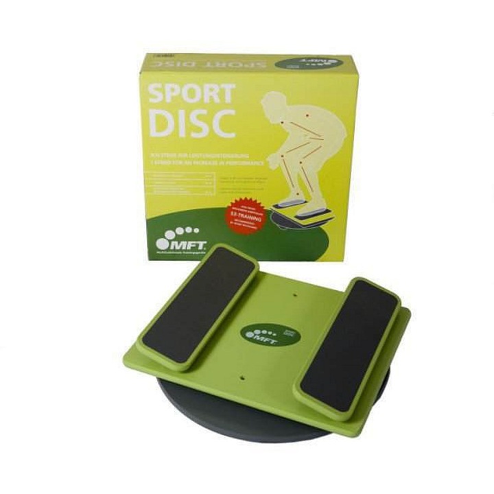 MFT Sport Disc egyensúlyozó deszka, stabilizáló, fekete, 40x40cm