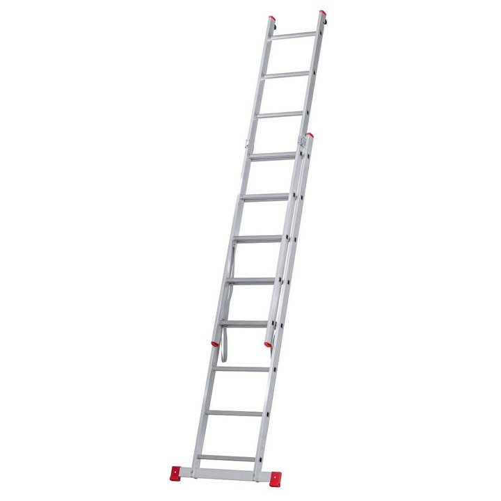 Scara dubla VENBOS 2008 aluminiu 2x8 trepte 227x31.9cm