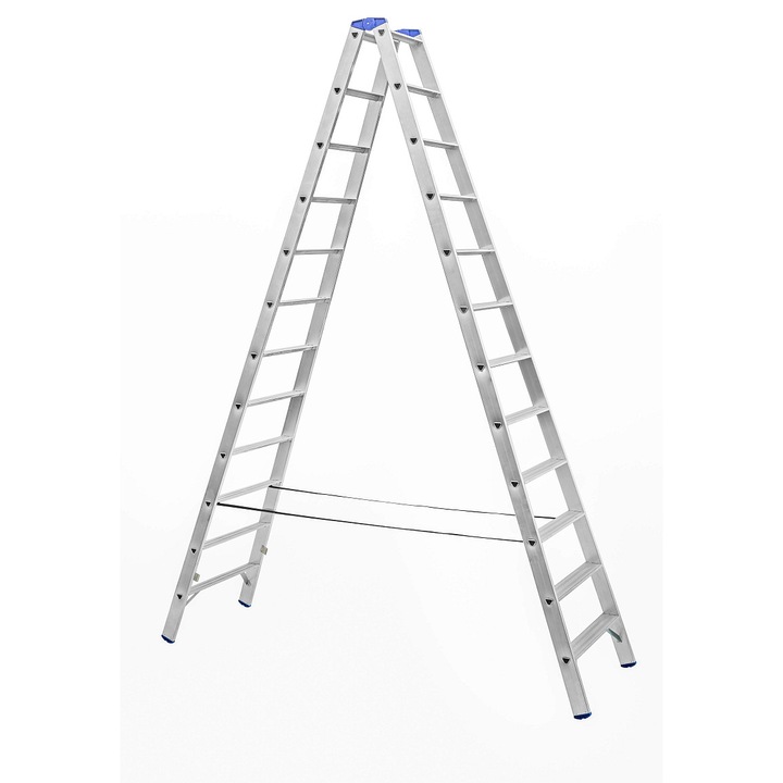 Scara dubla VENBOS PROFI 2x12 trepte aluminiu 670x3100mm