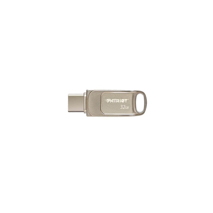 Patriot TAB T560 kettős USB 32GB ezüst USB memória 3.48x1.24x0.69cm