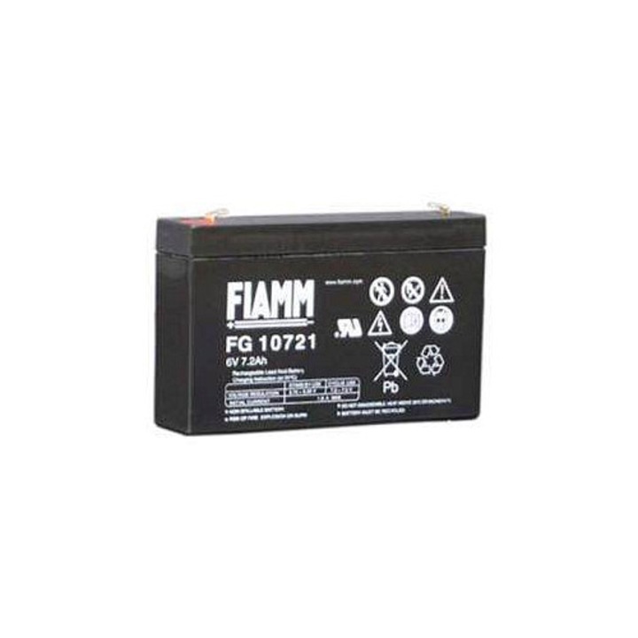 Acumulator plumb Fiamm FG10721 6V 7.2Ah 151x34x94mm