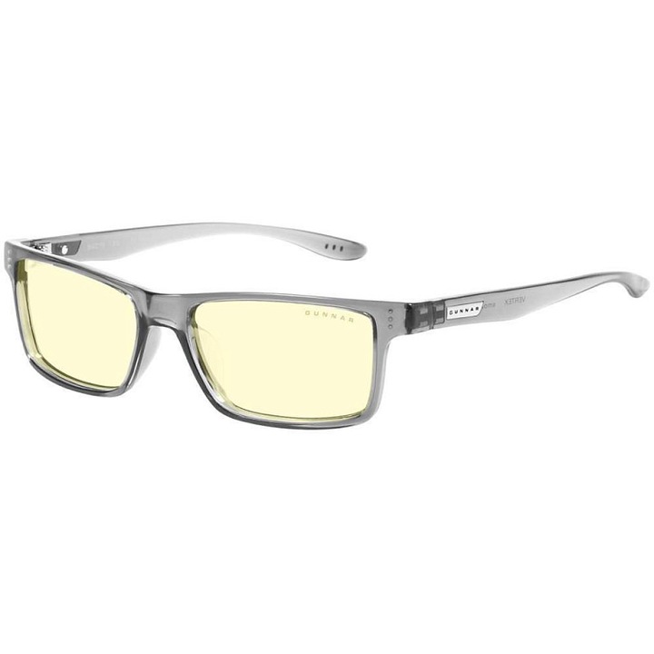 Ochelari de citit Gunnar Vertex, dioptrii +2,5, lentile jantariu, gri, 136x54x135mm