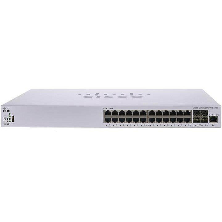 Cisco Catalyst C1300-24XT menedzselhető switch, 24 db 10GbE port, combo 10GbE/SFP+, 445x350x44mm