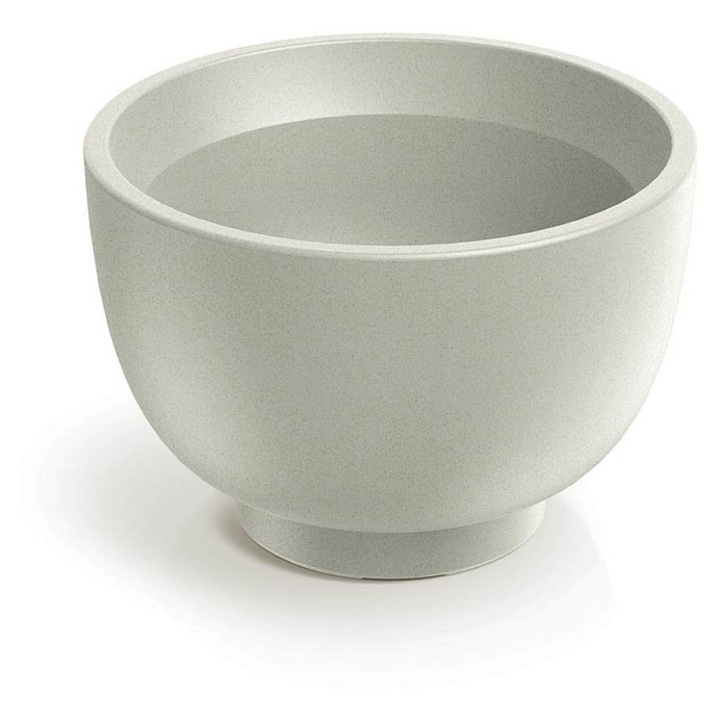 Prosperplast VEMO ROUND virágcserép, 40x26cm, 12L, homokszínű, 3 db-os szett