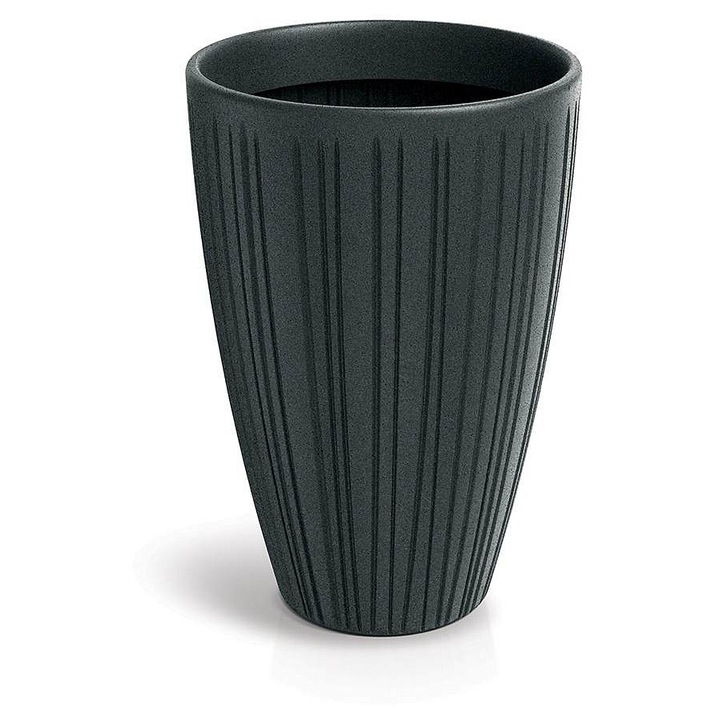 Prosperplast FERO ROUND magas virágcserép, ólom, 40x58cm, 45L, 2 darabos szett