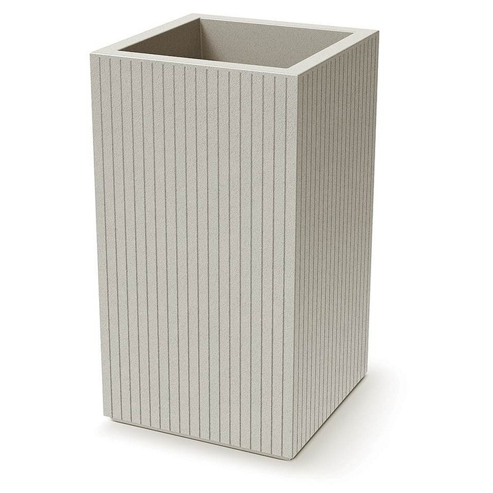 Prosperplast Coro Square magas virágtartó, 40x70cm, 27L, homok