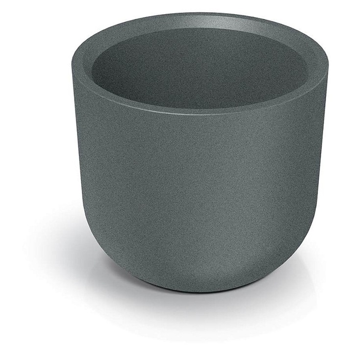 Prosperplast Molta Round magas virágcserép, gránitszürke, 60x55cm, 64L