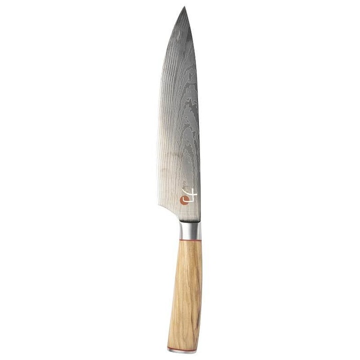 Masterpro TETSU szakácskés 20cm rozsdamentes acél krémszínű olajfa markolattal
