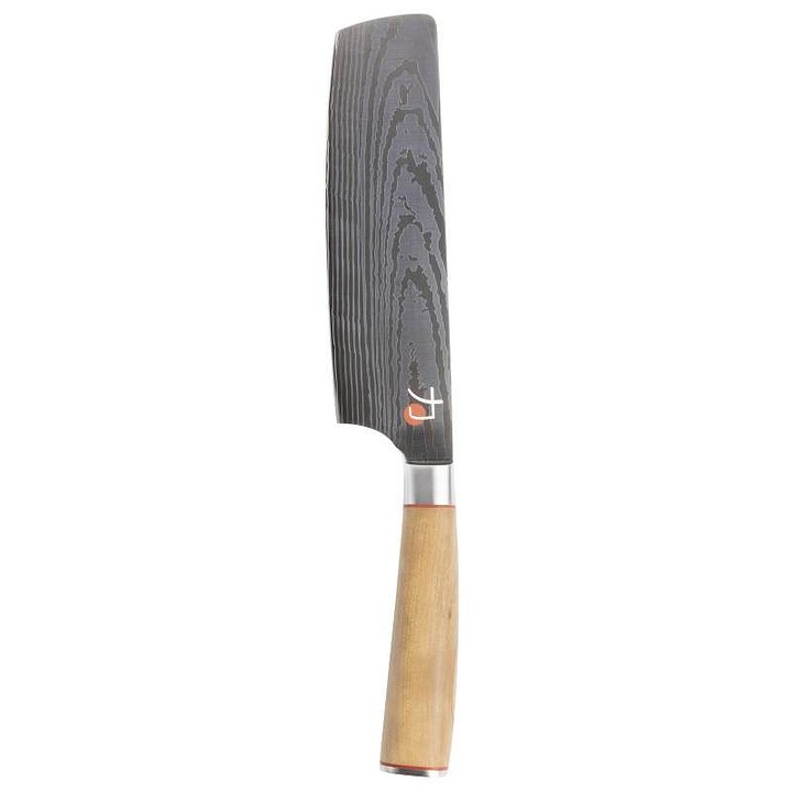 Masterpro Tetsu aprító kés 17,5cm natúr fa barna rozsdamentes acél