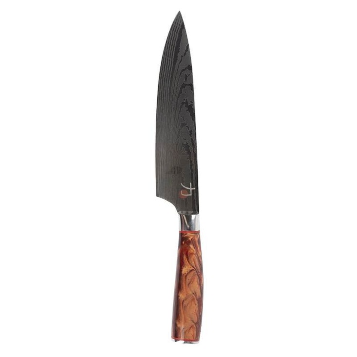 Masterpro Tetsu szakácskés 20cm rozsdamentes acél barna