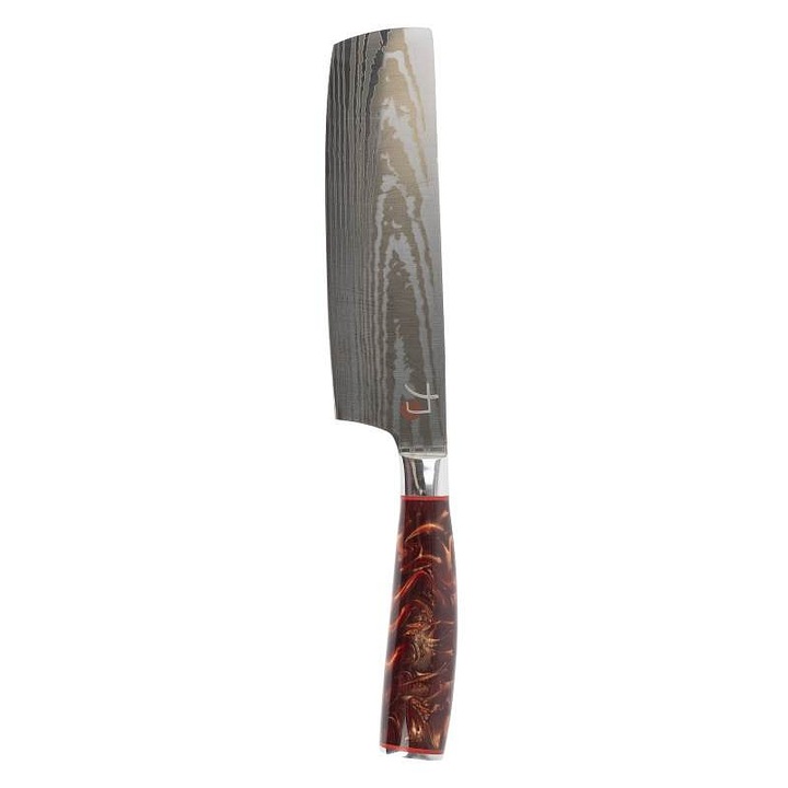 Masterpro Tetsu aprító kés, 17.5 cm, barna, titán rozsdamentes acél
